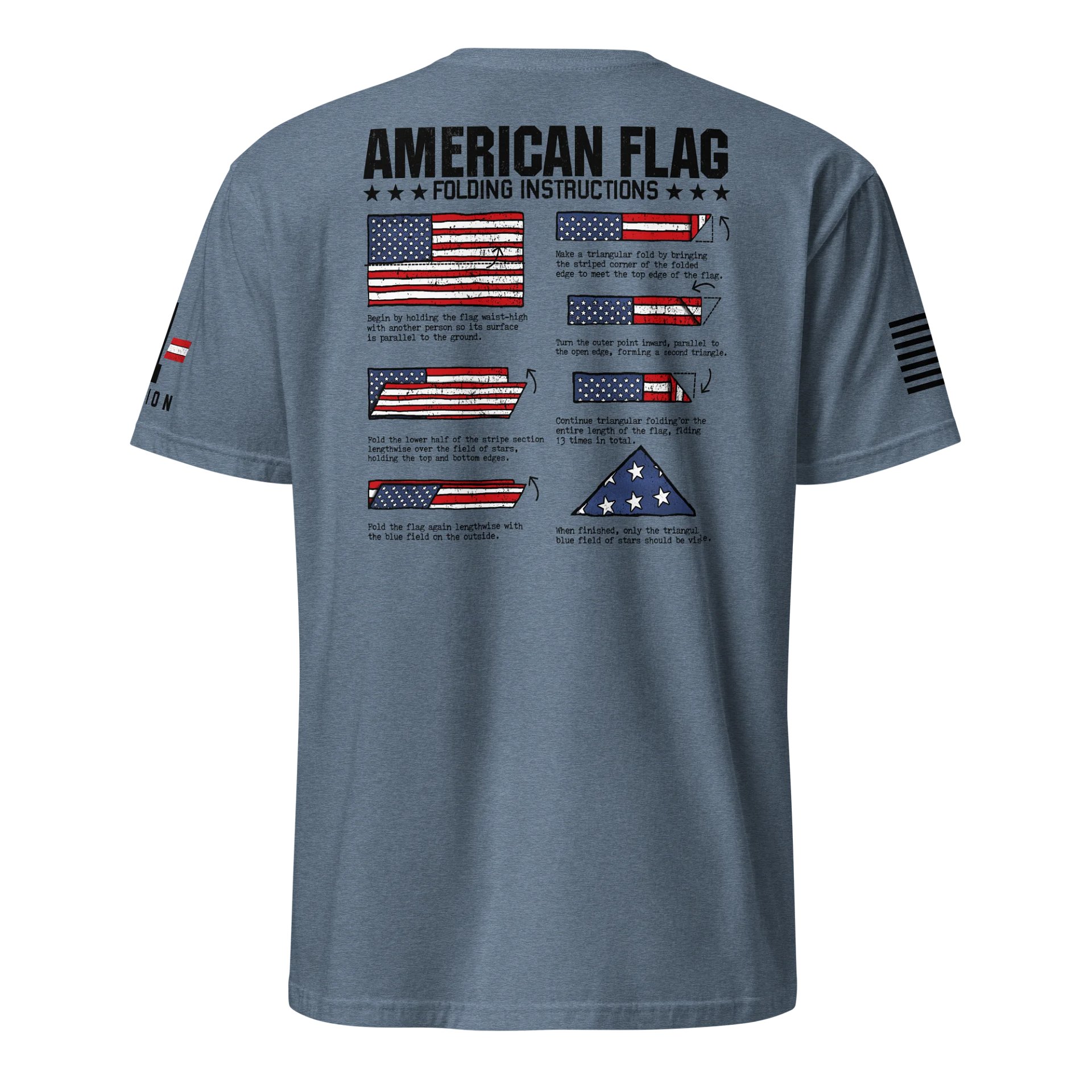 AMERICAN FLAG FOLDING INSTRUCTIONS