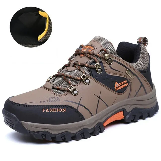 Non-Slip Hiking Shoes for Men – Warm & Durable for Outdoor Adventures