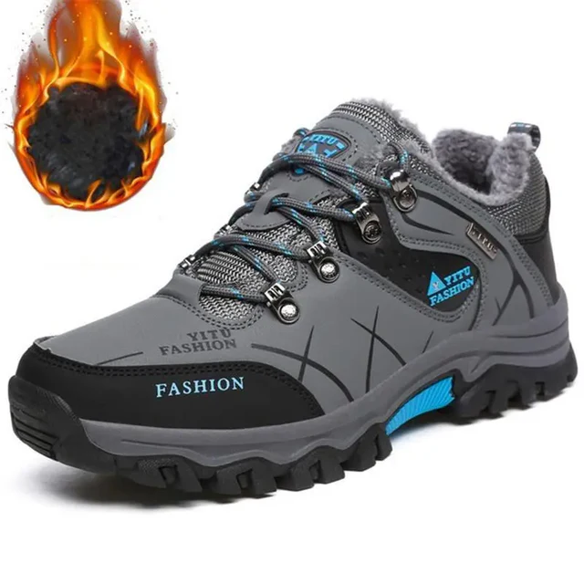 Non-Slip Hiking Shoes for Men – Warm & Durable for Outdoor Adventures