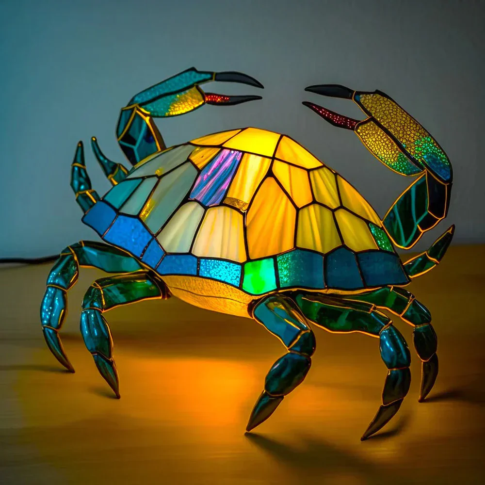 Stained Glass Animal Lamp Collection B