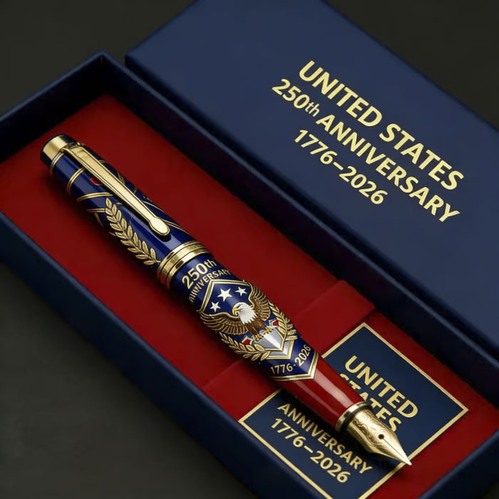🏆#1 Bestselling - ❤250th U.S. Anniversary Pen & Notebook Set