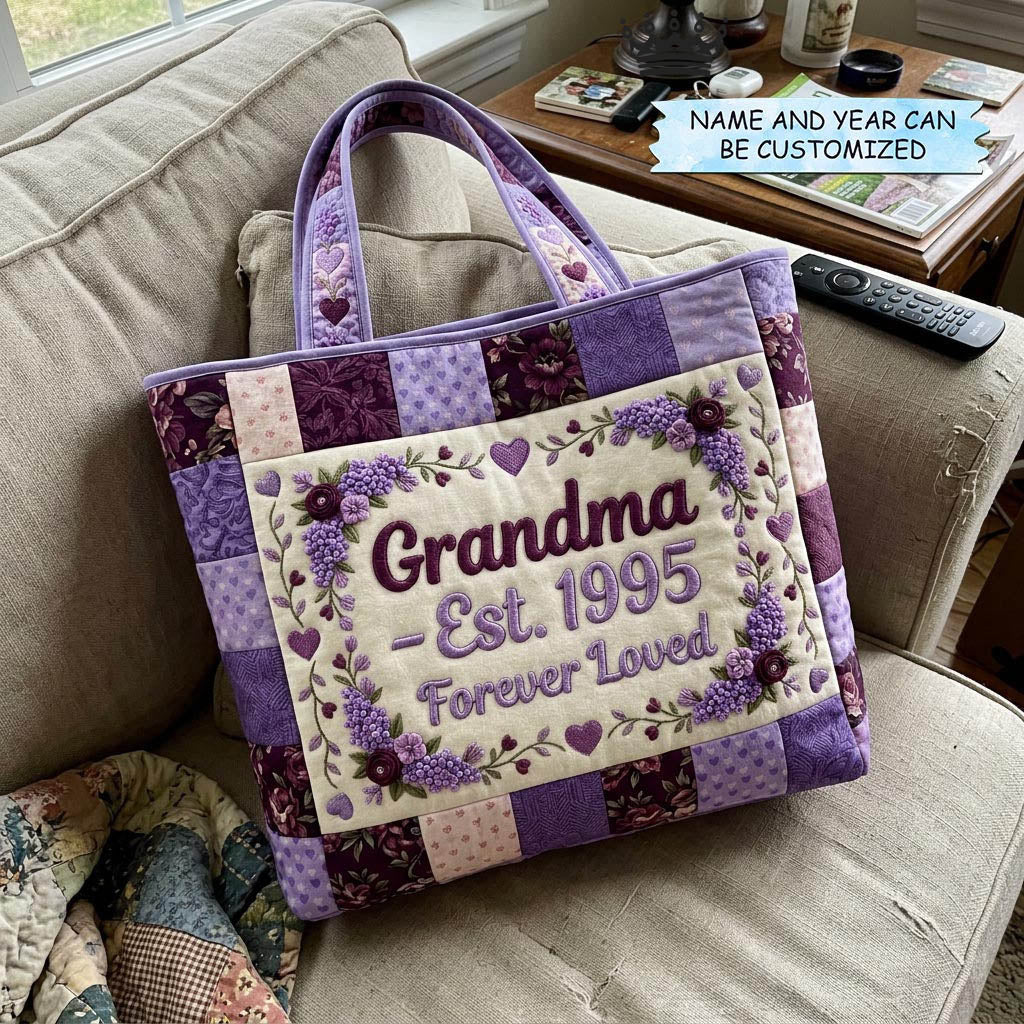 Mom Bloom Quilted ToteBag QTCUZ GFTOMA10338