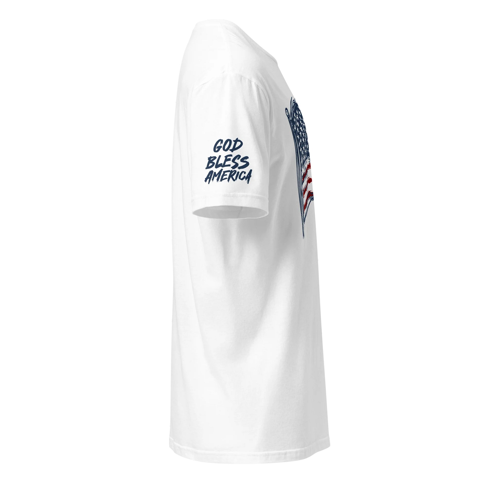 God Bless America Wavy Flag