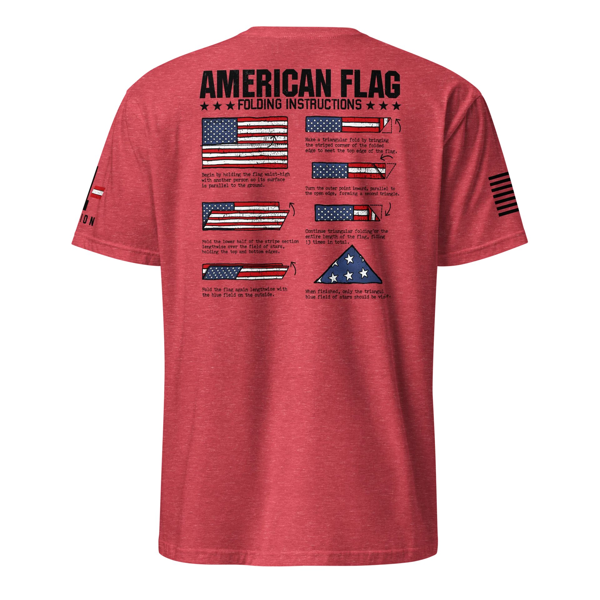 AMERICAN FLAG FOLDING INSTRUCTIONS