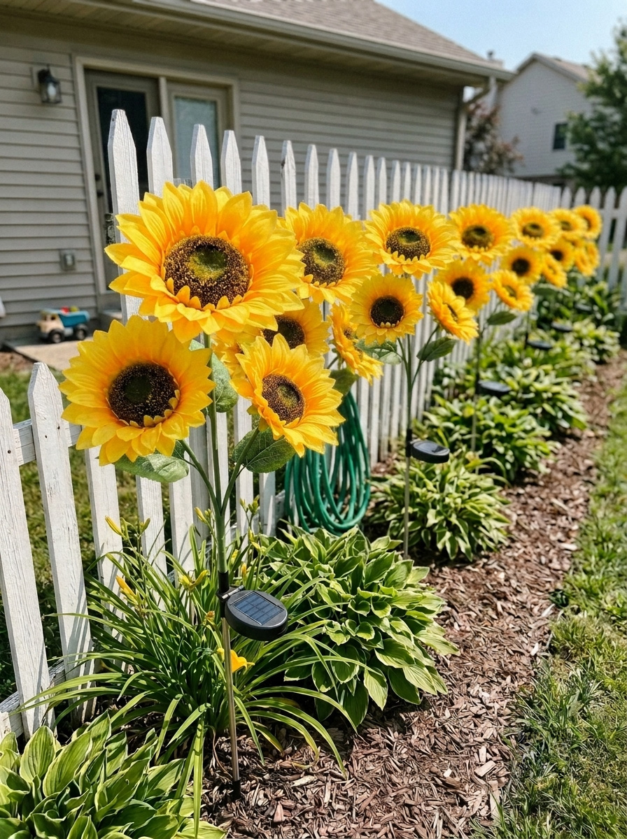 🌻Factory Direct Sales 49% Off !- 🌞Solar LED Sunflower Garden Lights-29.6inch/74cm