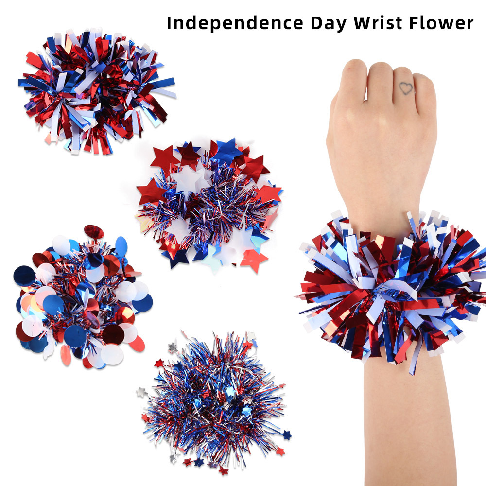USA 250th Anniversary Patriotic Wrist Corsages
