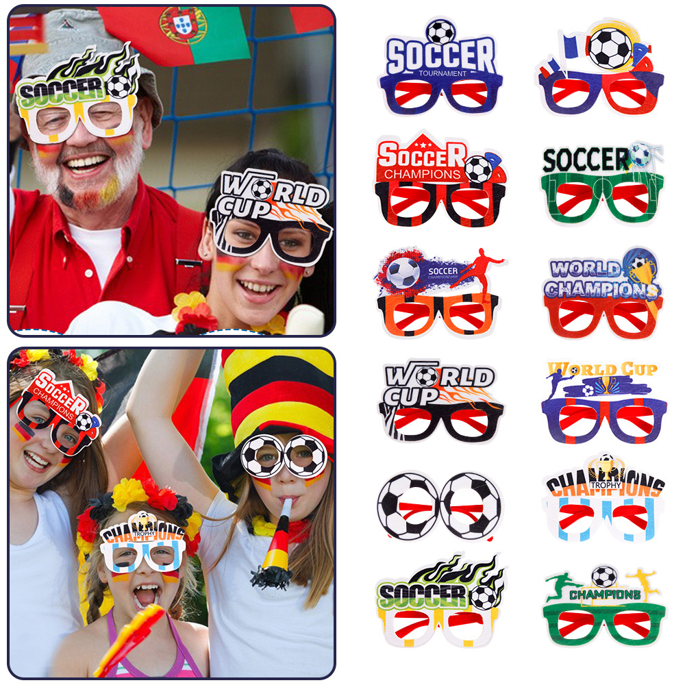 Soccer Party Novelty Glasses