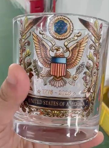 USA 250 Years Anniversary Military Tribute Whisky Decanter | Patriotic 1776–2026 Whiskey Bottle 684210