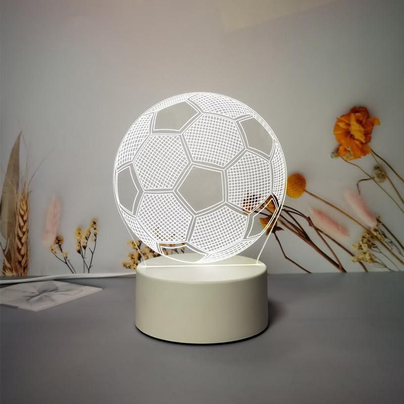 Soccer Ball 3D LED Night Light for Football Fans