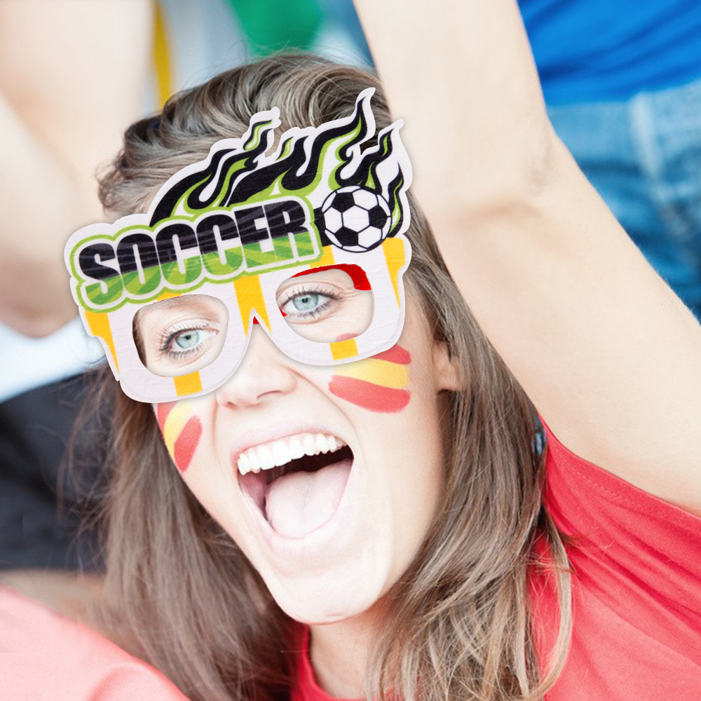Soccer Party Novelty Glasses