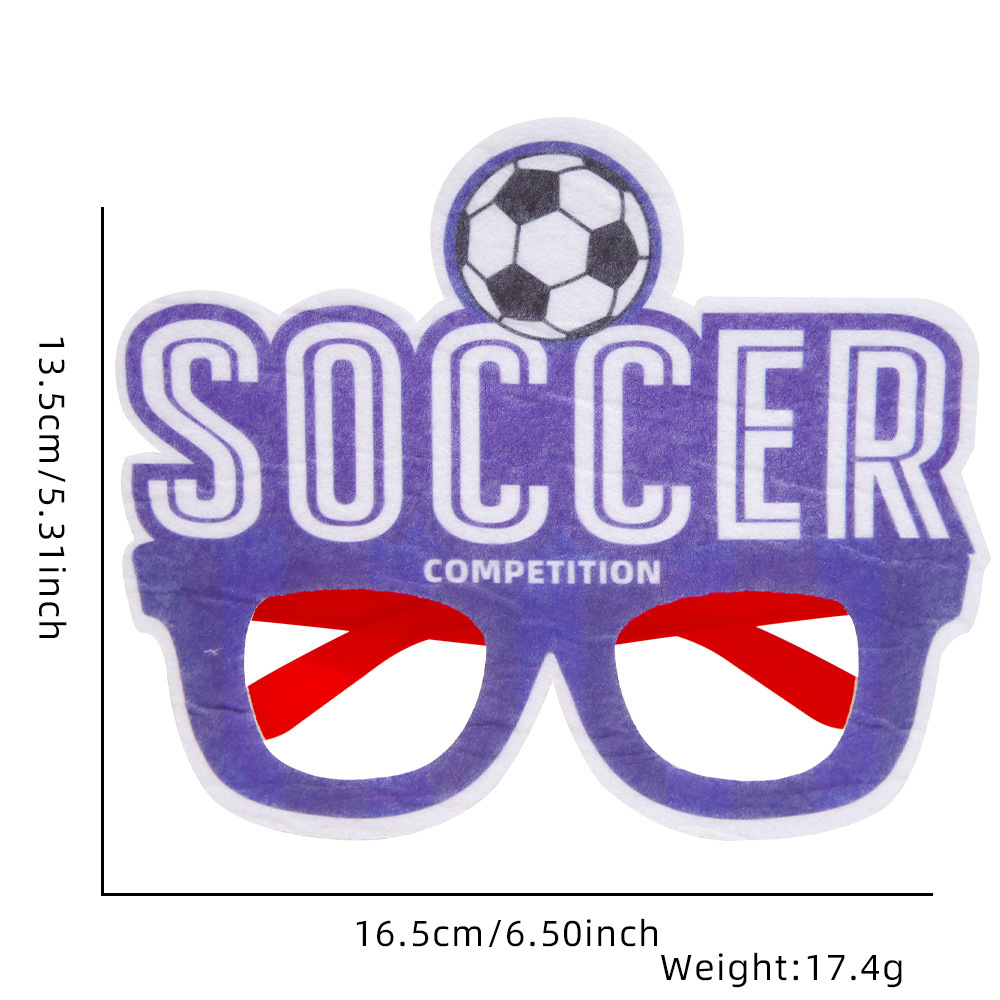 Soccer Party Novelty Glasses