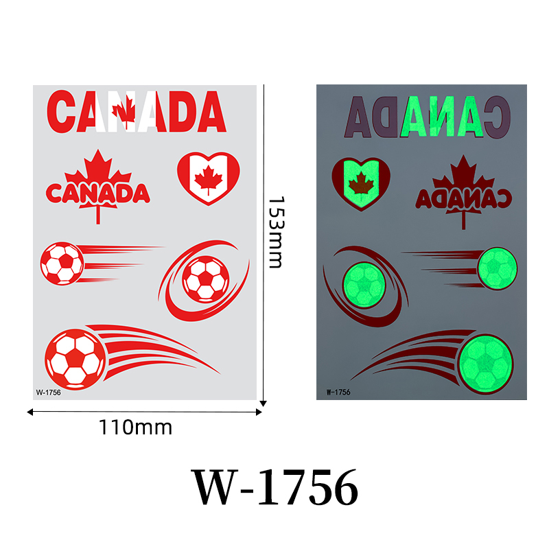 [Copy]Waterproof National Flag Temporary Tattoos