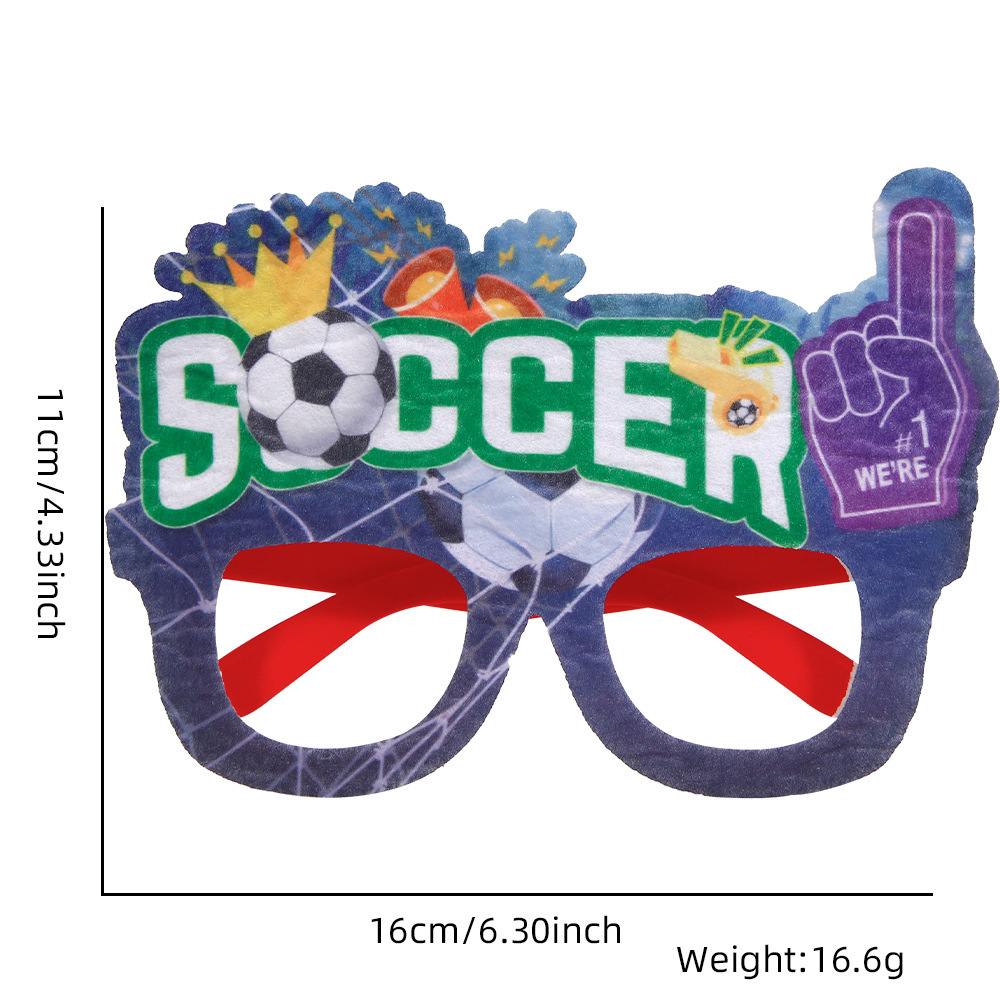 Soccer Party Novelty Glasses