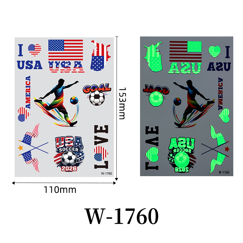 [Copy]Waterproof National Flag Temporary Tattoos