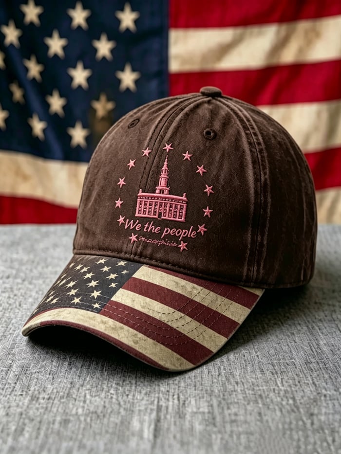 Unisex USA America Birthday 1776–2026 We The People Baseball Cap