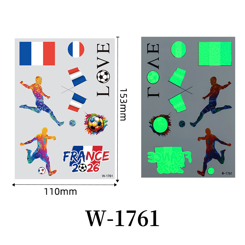 [Copy]Waterproof National Flag Temporary Tattoos