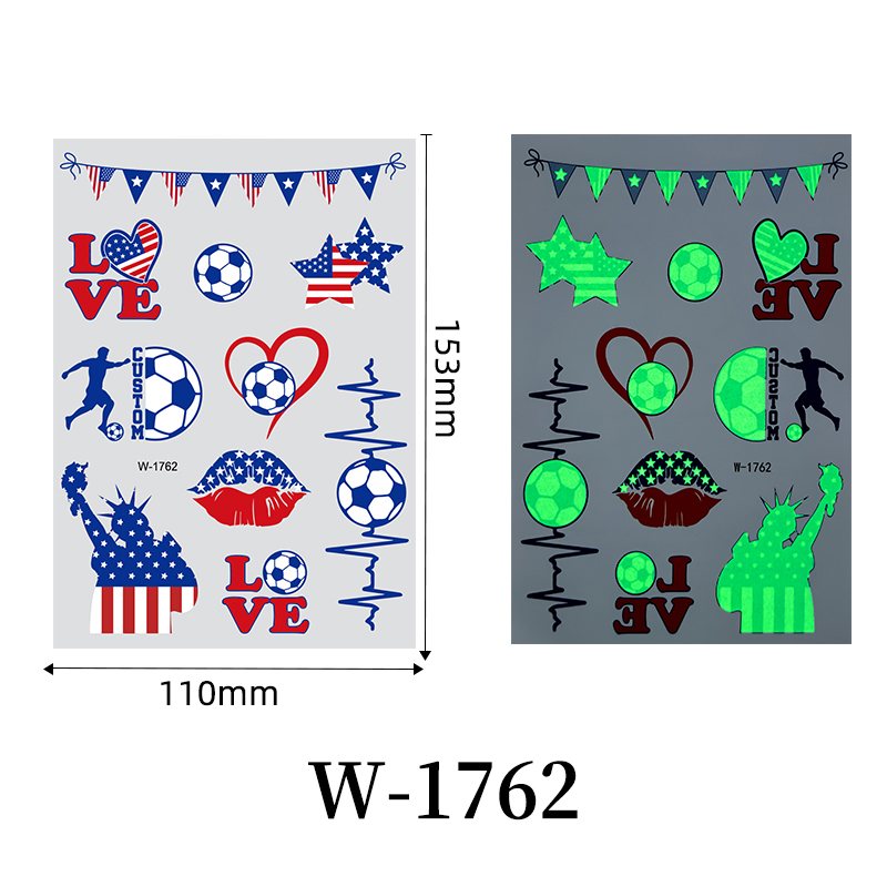 [Copy]Waterproof National Flag Temporary Tattoos
