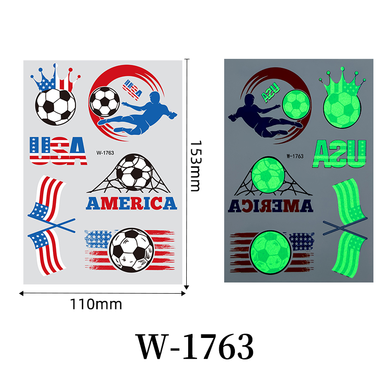 [Copy]Waterproof National Flag Temporary Tattoos