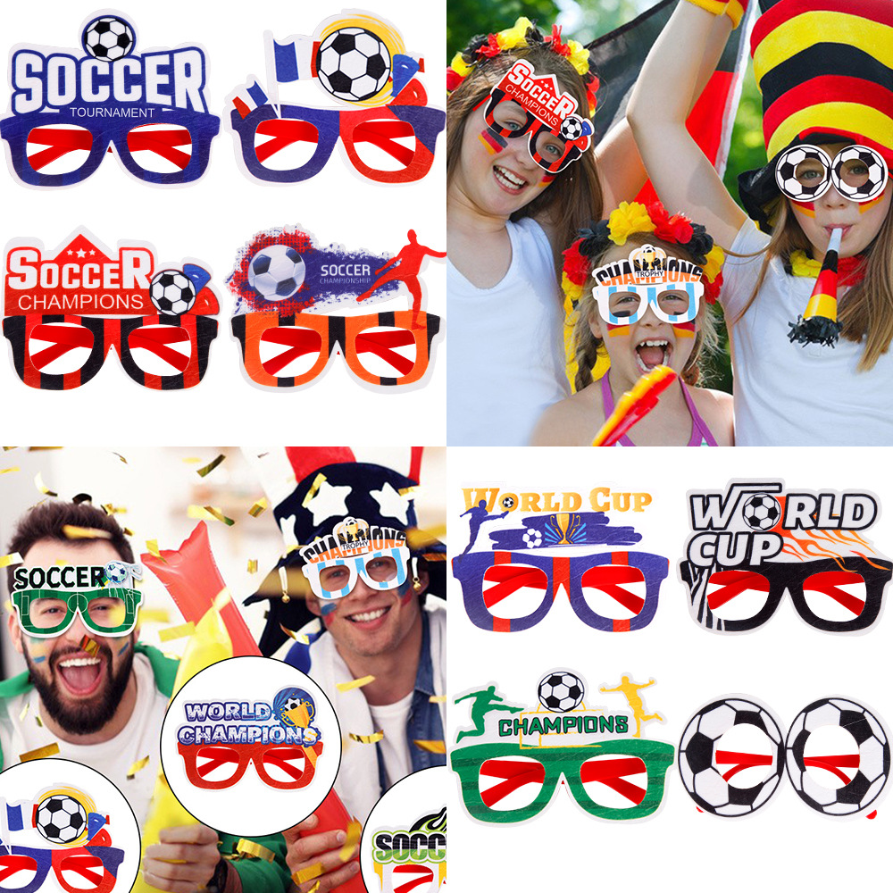 Soccer Party Novelty Glasses