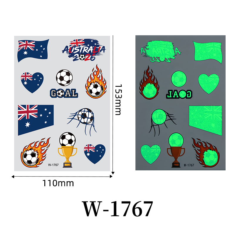 [Copy]Waterproof National Flag Temporary Tattoos