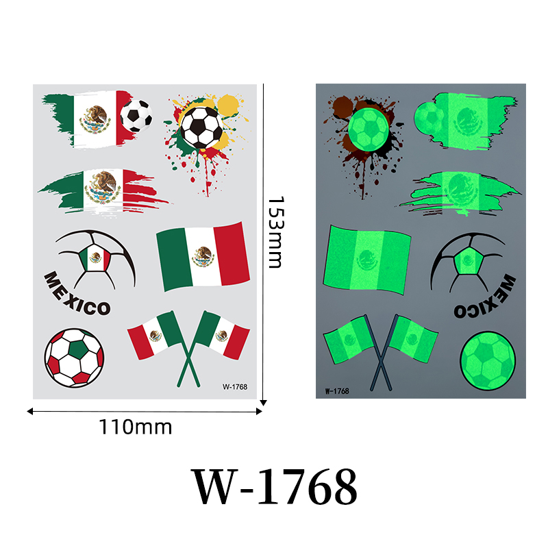 [Copy]Waterproof National Flag Temporary Tattoos