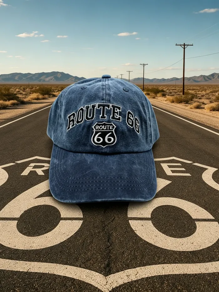 Retro 66 100th Anniversary Print Baseball Cap