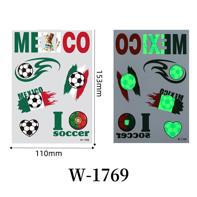 [Copy]Waterproof National Flag Temporary Tattoos