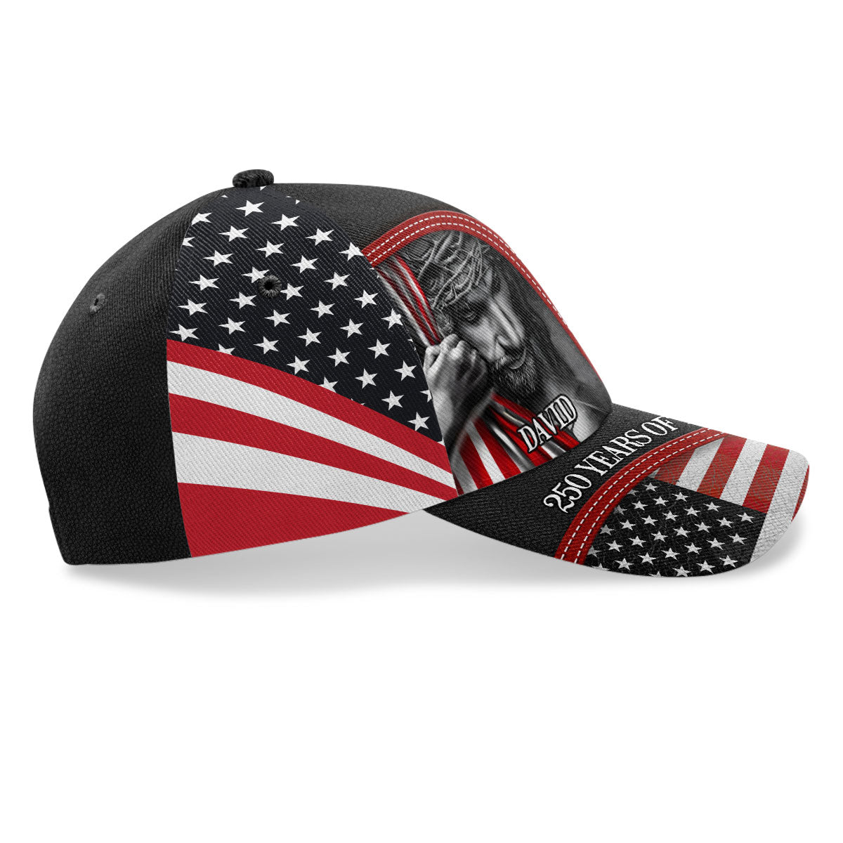 American Patriotic 250 Years Of Blessing God | Personalized Classic Cap