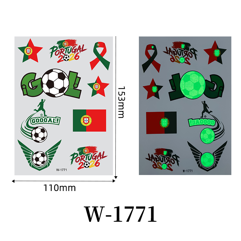 [Copy]Waterproof National Flag Temporary Tattoos