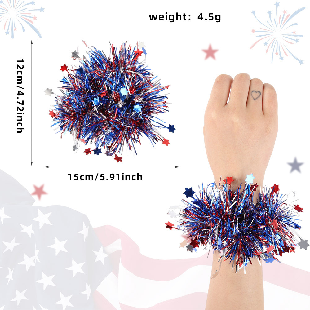 USA 250th Anniversary Patriotic Wrist Corsages
