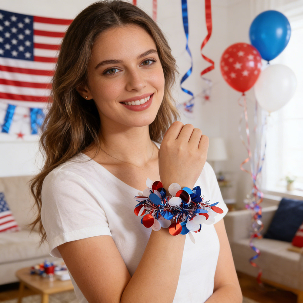 USA 250th Anniversary Patriotic Wrist Corsages