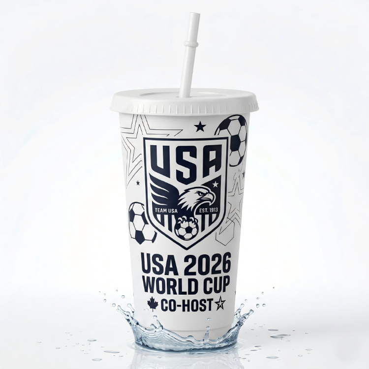 ⚽ 2026 International Heritage Tumbler Collection with Lids & Straws