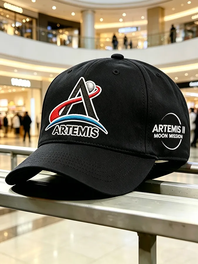 Unisex Artemis II 2026 Rocket Launch Print Hat