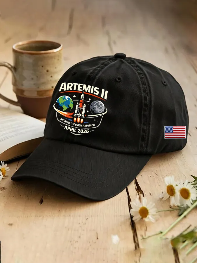Unisex Humanity Returns To The Moon Printed Hat