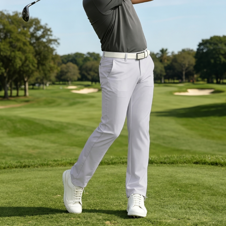 Men’s Performance Stretch Golf Pants with Tee Holder