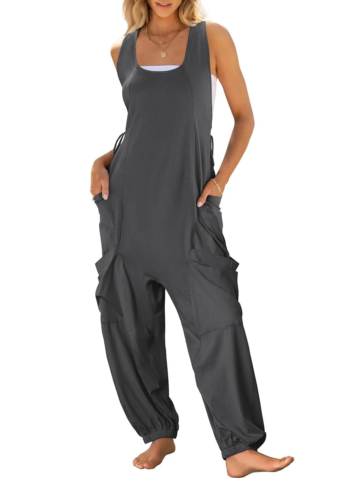 💃✨WOMEN'S SLEEVELESS BAGGY HAREM JUMPSUITS (BUY 2 FREE SHIPPING)