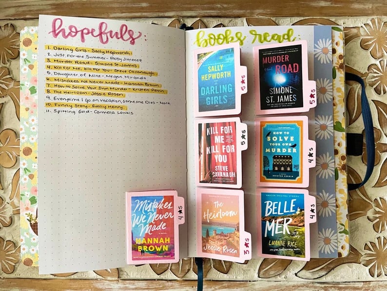🔥LAST DAY 50% OFF - Mini Book Review File Folders
