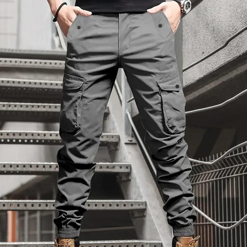 💎 -50% AUF CARGOHOSEN! 💎 Robuste Jogger für Herren: Mehrere Taschen & Bequeme Passform 👖🏞️