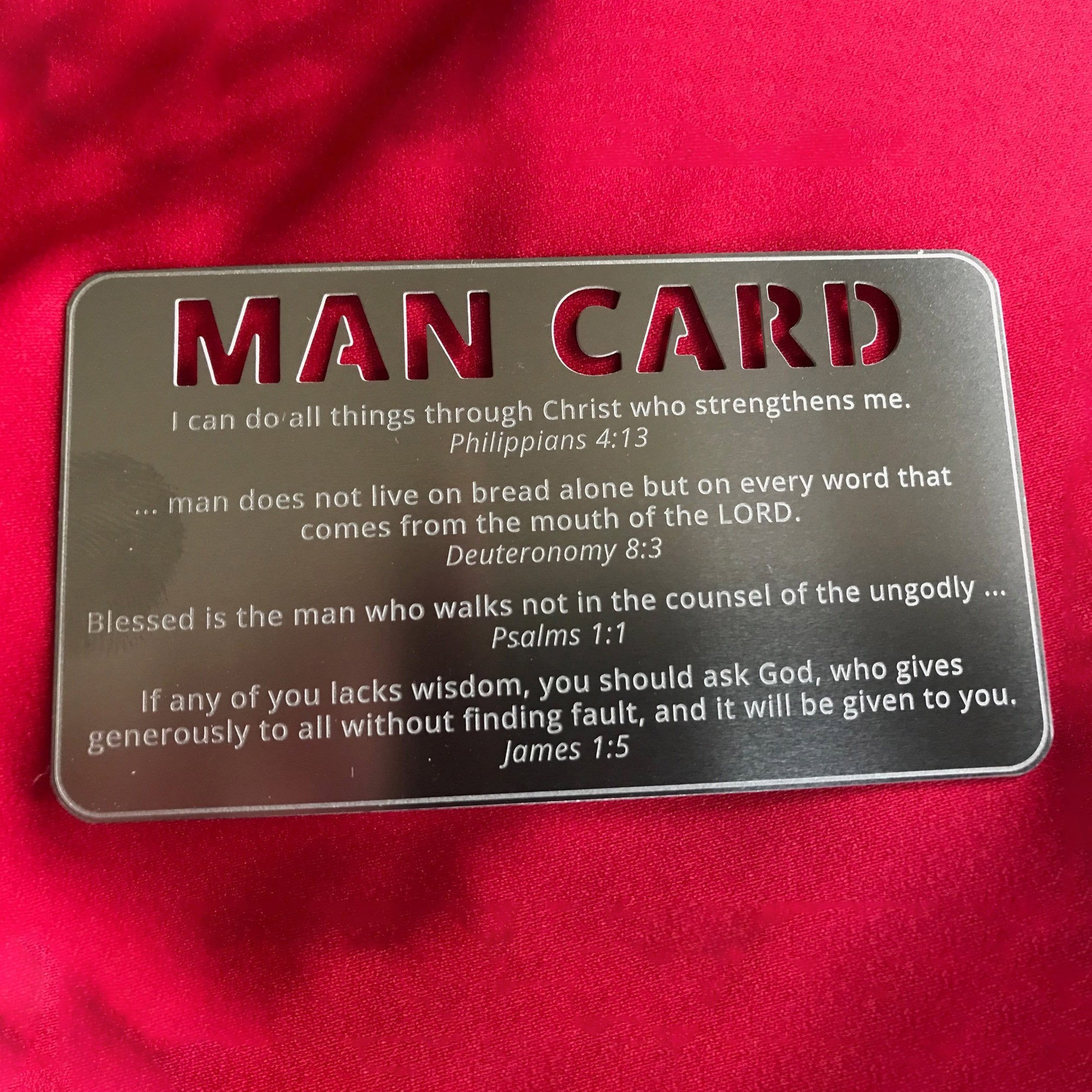 🔥LAST DAY 50% OFF - ✝️Men and Women Bible Verse Prayer Cards