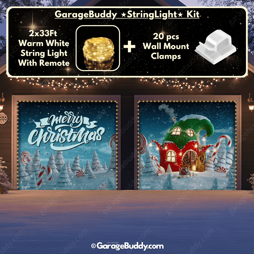 Garage Buddy | Christmas Wonderland | Christmas Garage Door Cover