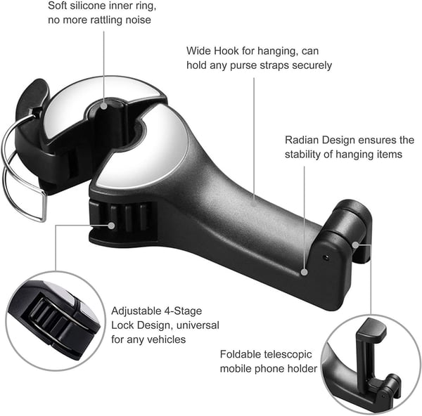 Azemov🎅50%OFF🎁2 in 1 Car Seat Hook