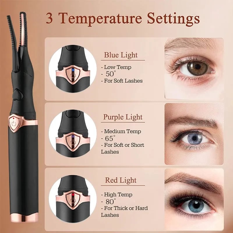 💖Electric Eyelash Curler for Instant Glam ✨Blink & Dazzle!