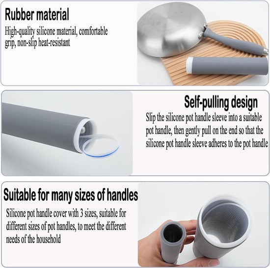 Pot Handle Heat Insulation Silicon Cover