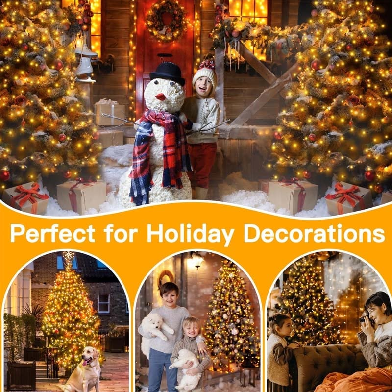 Christmas Tree Waterfall Lights with Ring🔥BUY 2 FREE SHIPPING