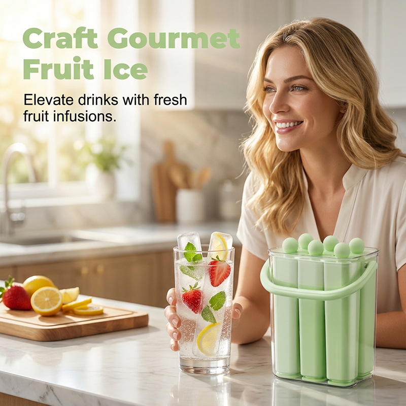 Easy-Release Long Ice Stick Tray