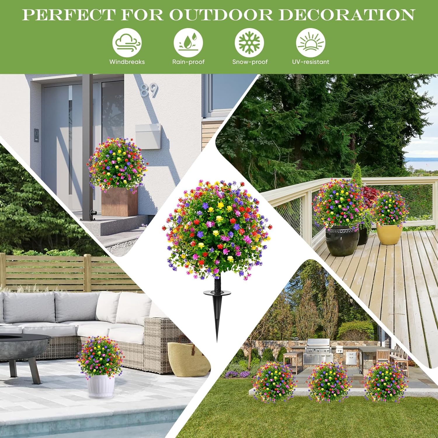 🔥 Limited Stock-50% Off | Artificial Potted Trees With Ground Stakes