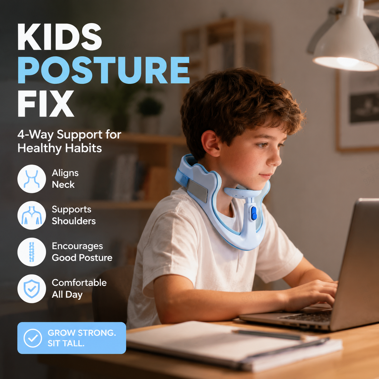 Kids Posture Fix – Light & Adjustable Support