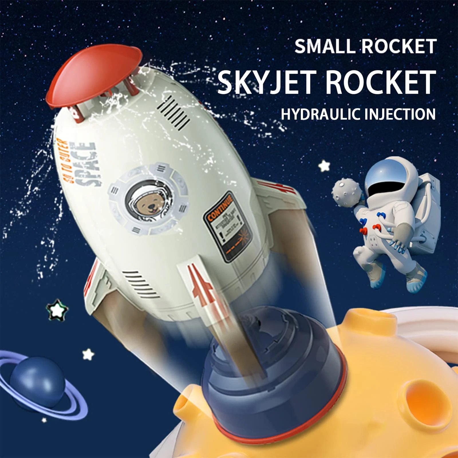 🔥Last Day 49% OFF-2024 NEW Summer Toy Outdoor Yard Rocket Sprinkler