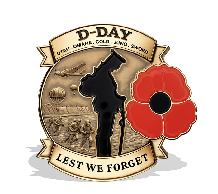 🔥Limited Edition D-DAY 80th Anniversary Commemorative Badge