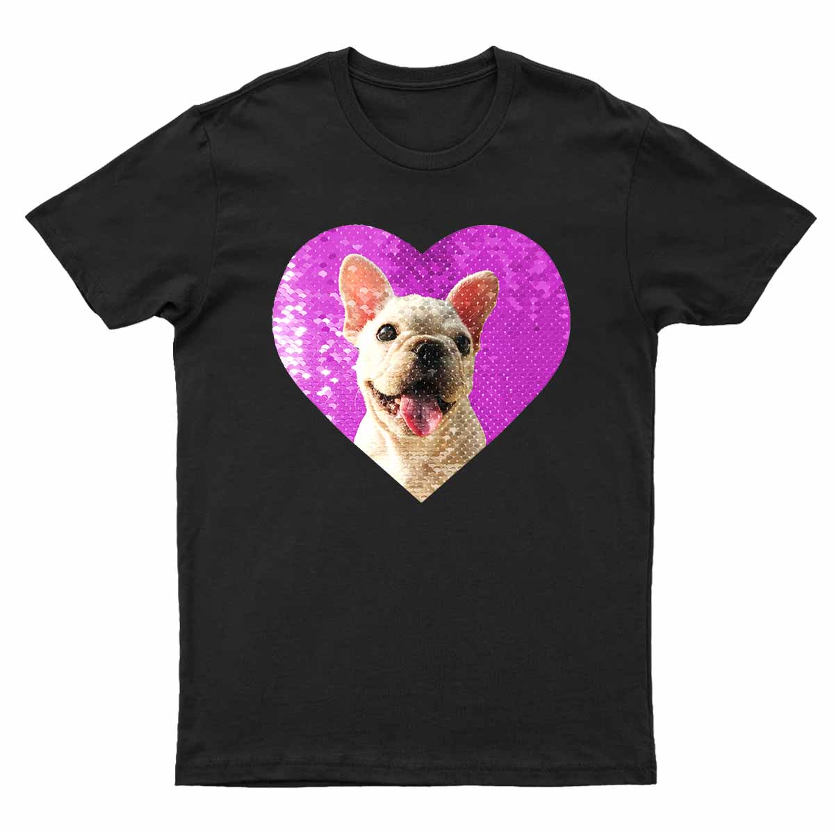 Custom Flip Sequin Shirt (Heart)-Buy 2 Get Free Shipping